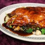 Best Sliced Salmon Fillet with Brown Sauce in Houston, TX